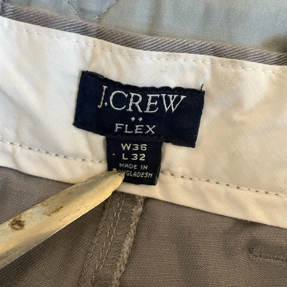 J CREW FACTORY Straight-fit flex chino pant in Gray Size 36 $79.50 H3186 - Picture 5 of 8
